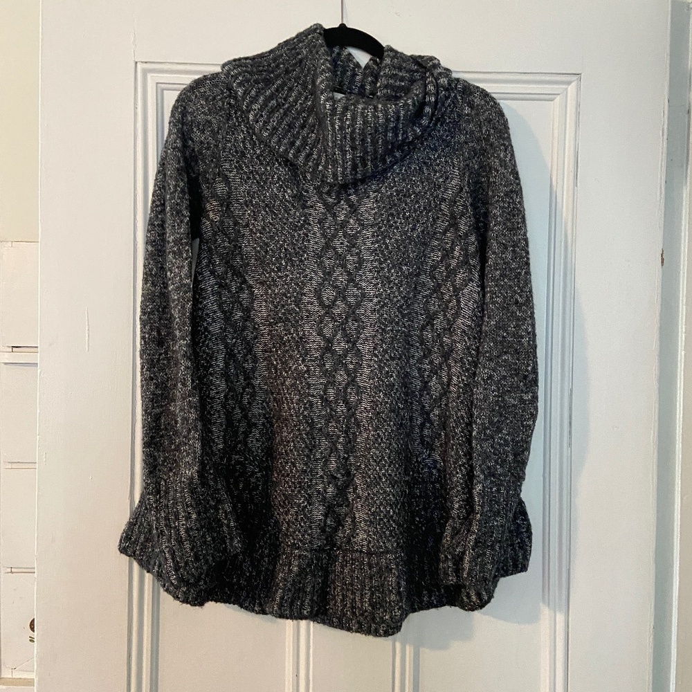 Charcoal gray women's sweater